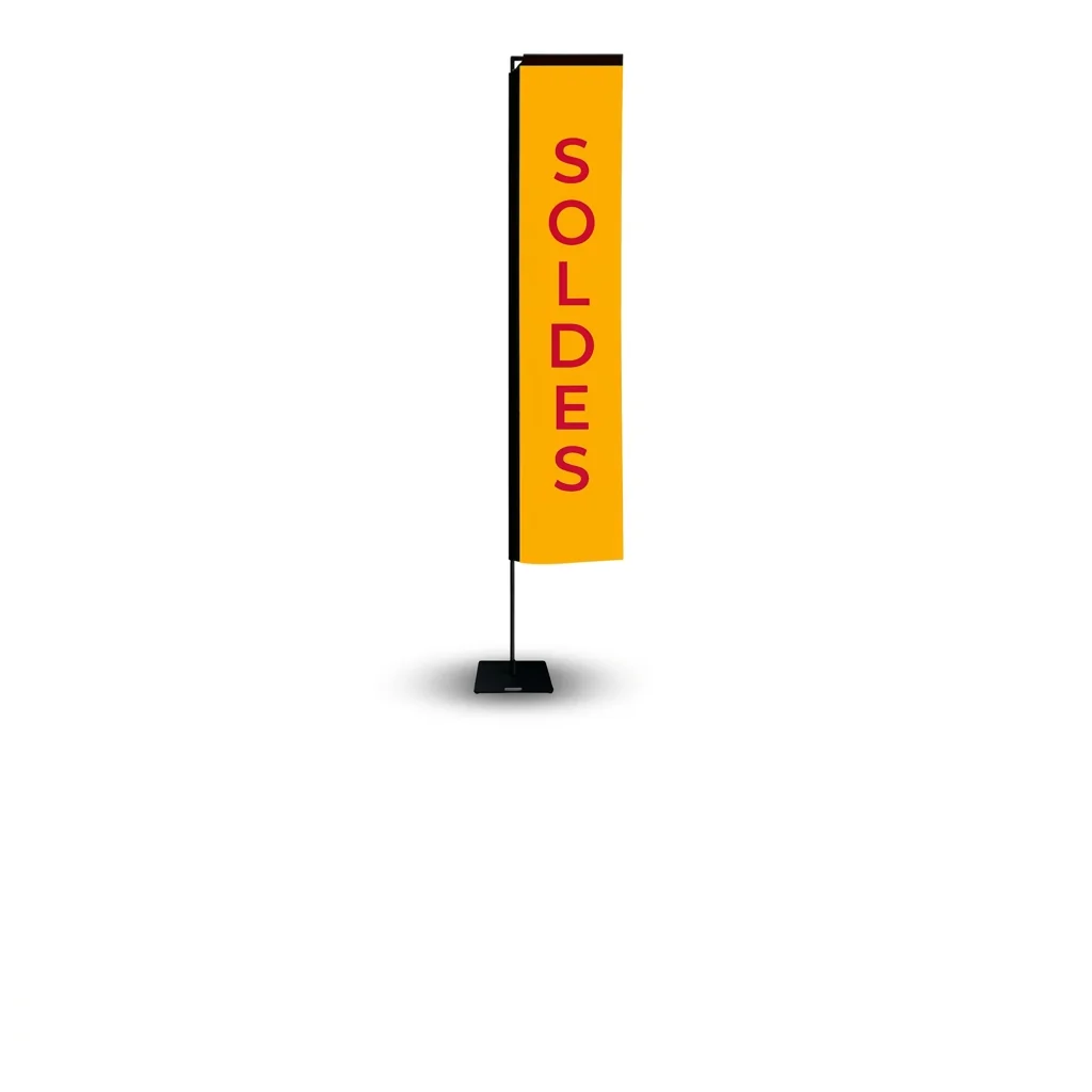 TOTEM 2,5m visuel personalisable (la paire)